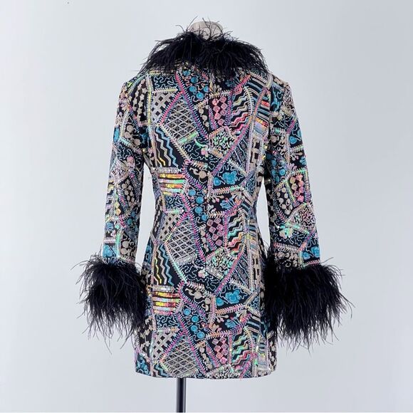 Jovani 09818 Multicolored Cocktail Evening Dress - Picture 7 of 14